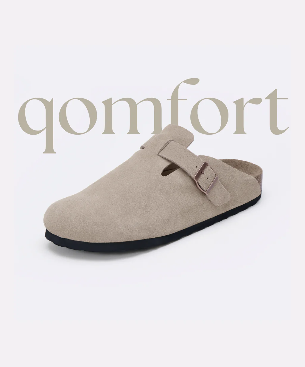 Premium Genuine Suede Clogs by Qomfort - Image 6
