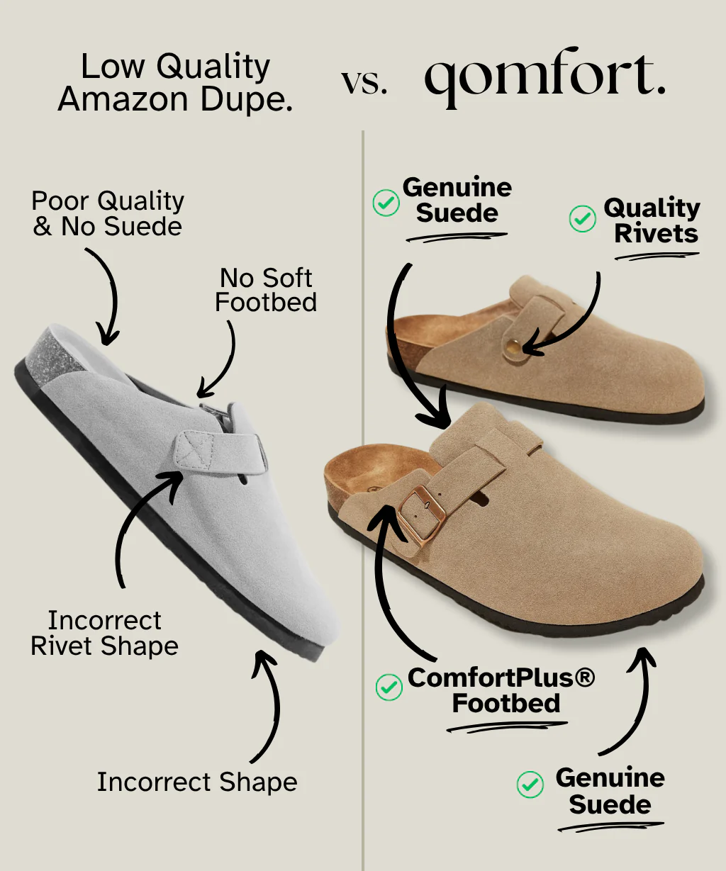 Genuine Suede Clogs by Qomfort - Image 11